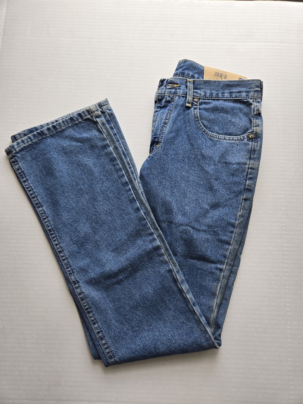 Vintage Lee Dungarees Can't Bust Em Low Rise Baby Boot Jeans - Size 9 NWT